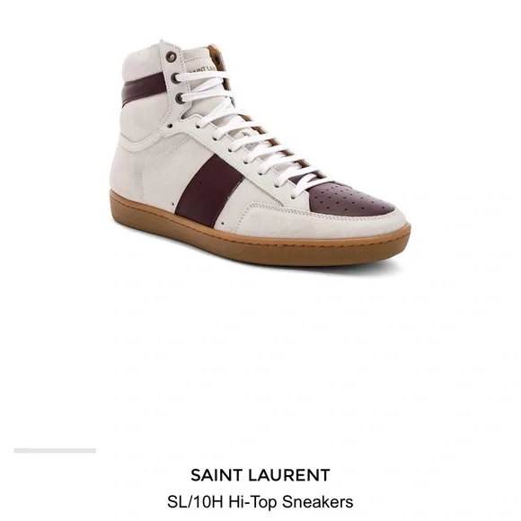 Saint Laurent Hi-Top Sneakers - Picture 1 of 8